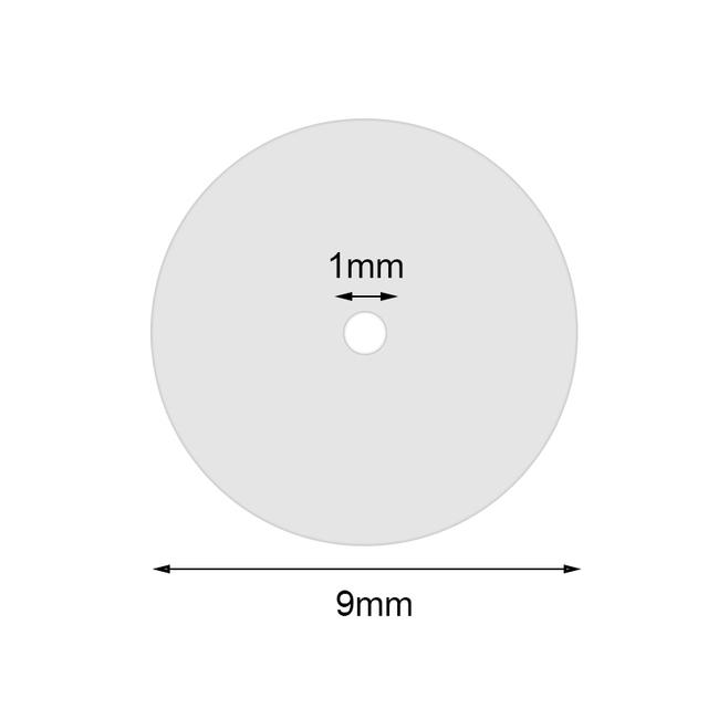 AOEDEJ 6-200P Silicone Piercing Healing Discs Anti Invagination Flexible Anti Hyperplasia for Earring Back No Pull Piercing Disc