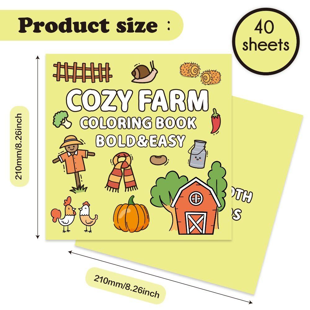 Funny Mini Food Fruit Coloring Book Creative Montessori Gouache Graffiti Book Interesting Educational Filling Color Book Gifts
