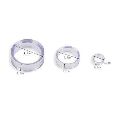 10ks Akrylový Čirý Stojan na Vystavení Držák Koule Pro Podstavec Podpěra Koule