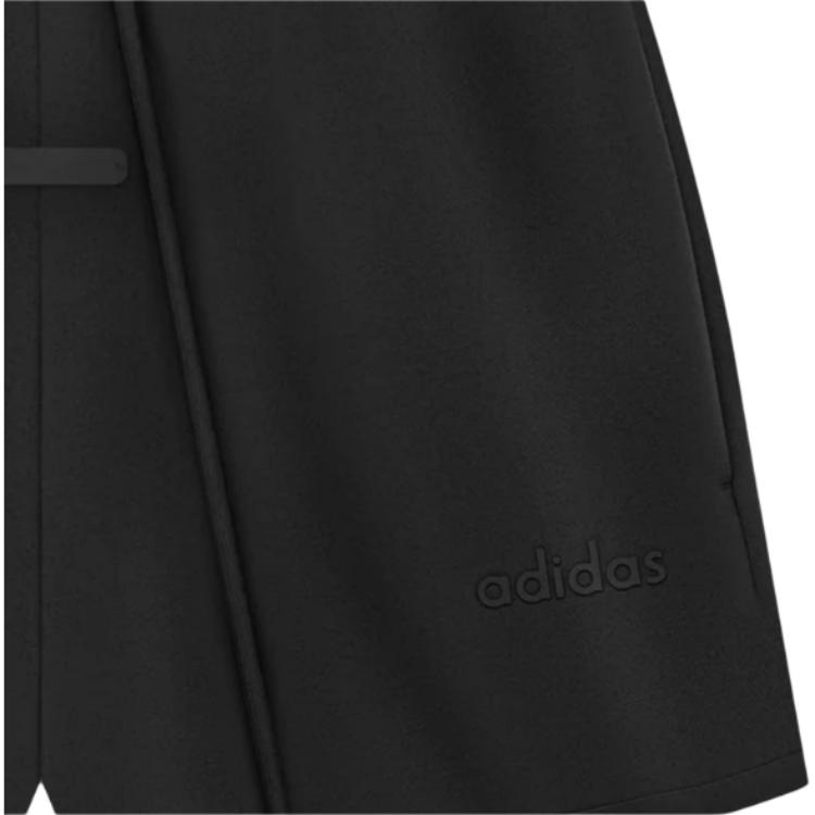 Adidas X Fear of God Athletics Suede Fleece Shorts Black Unisex Bottoms IS5302