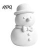 3D Geprinte Sneeuwman Knutselbeeldje Klein Tafelbladbeeldje met Kerstboom Decoraties voor Huis Sjaal/Stropdas Decoratief Feestelijk Ornament