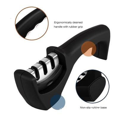 3 Stages High Quality Knife Sharpener Diamond Ceramic Rod Sharpener Sharpening Tool