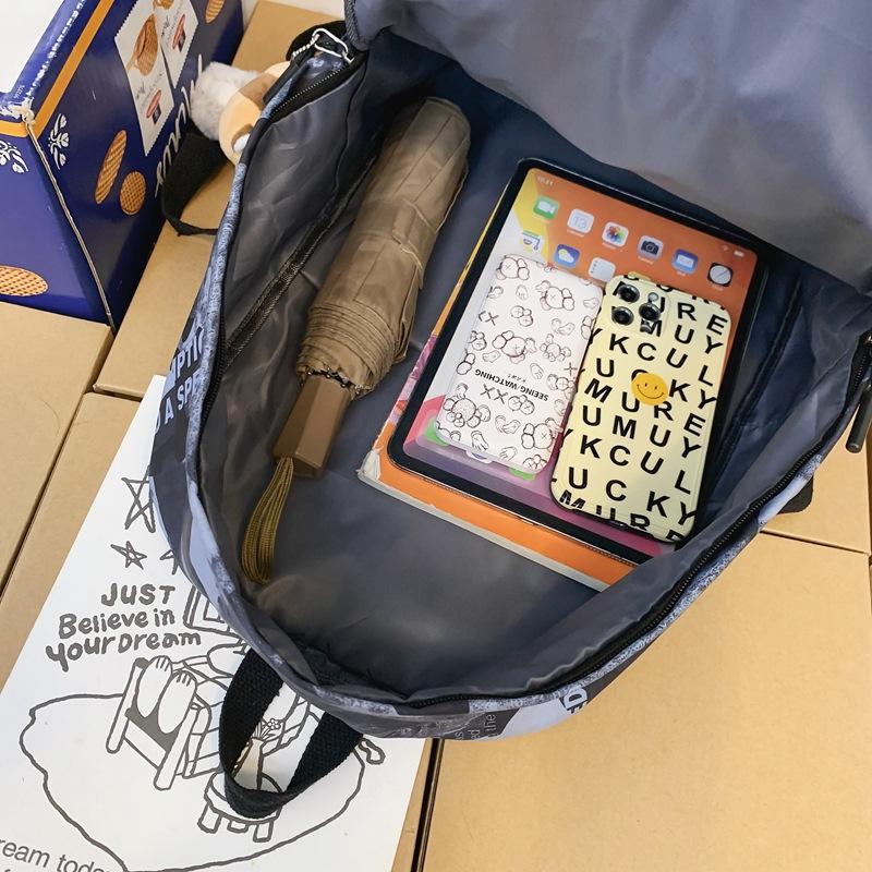 Большая емкость напечатала школьную сумку граффити рюкзака для учащихся средней школы — фото 7