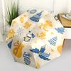 1pc Christmas Ornaments Pattern Umbrella with Plastic Handle,Vibrant Cartoon Pattern,Multi-functional UmbrellaPT248