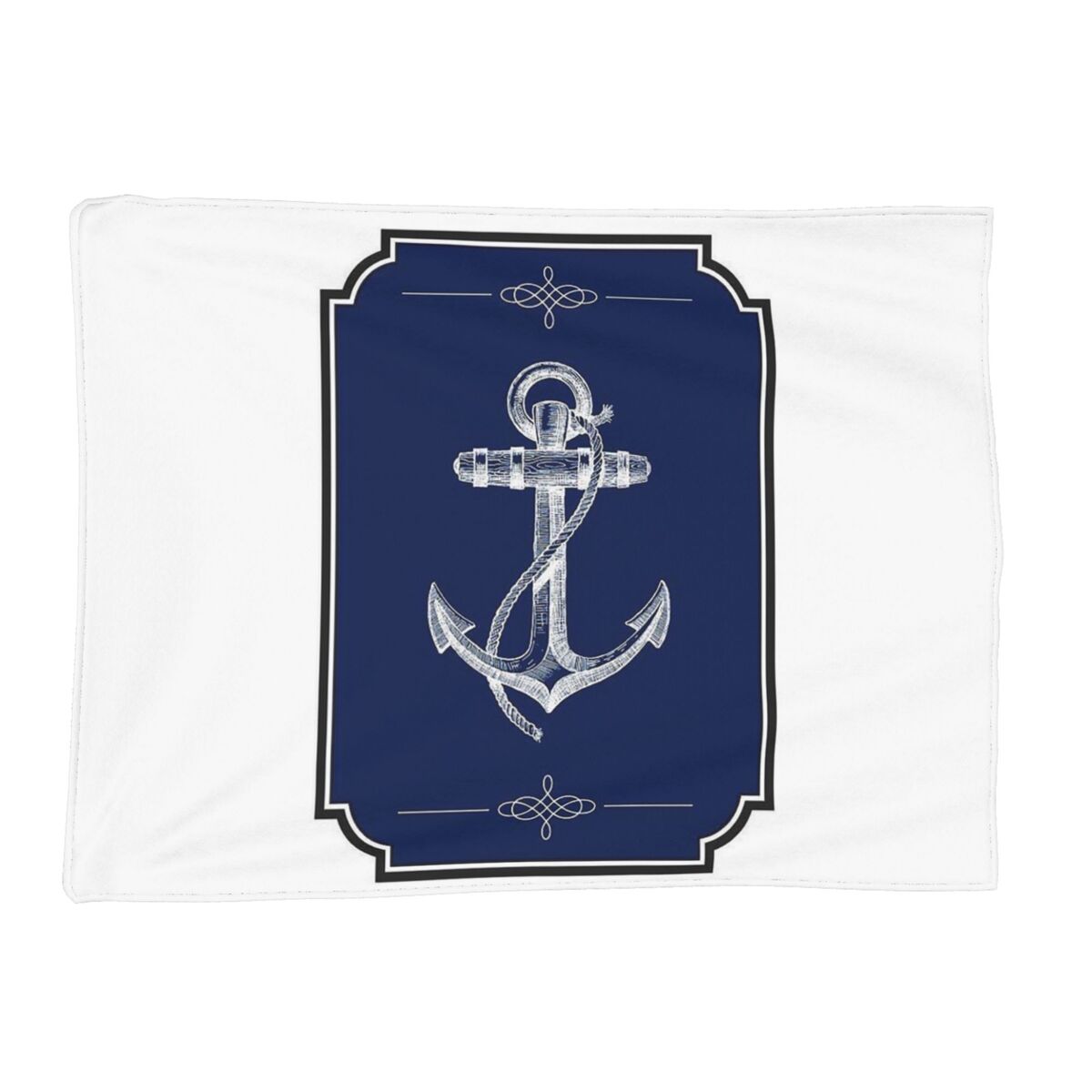 

Nautical Skull Sailor Blanket Soft Warm Flannel Throw Blanket Cover for Bed Living room Picnic Travel Home Couch 80x120cm