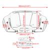 10" Front Fairing Windshield  Motorcycle Accessory ABS Plastic Fits For Harley CVO Street Glide FLHXSE Models 2023 2024 -Later