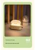 Comforting Milky Fluffy Bread-Shaped Night Light: Cute, Soothing, and Timed for Sleep.