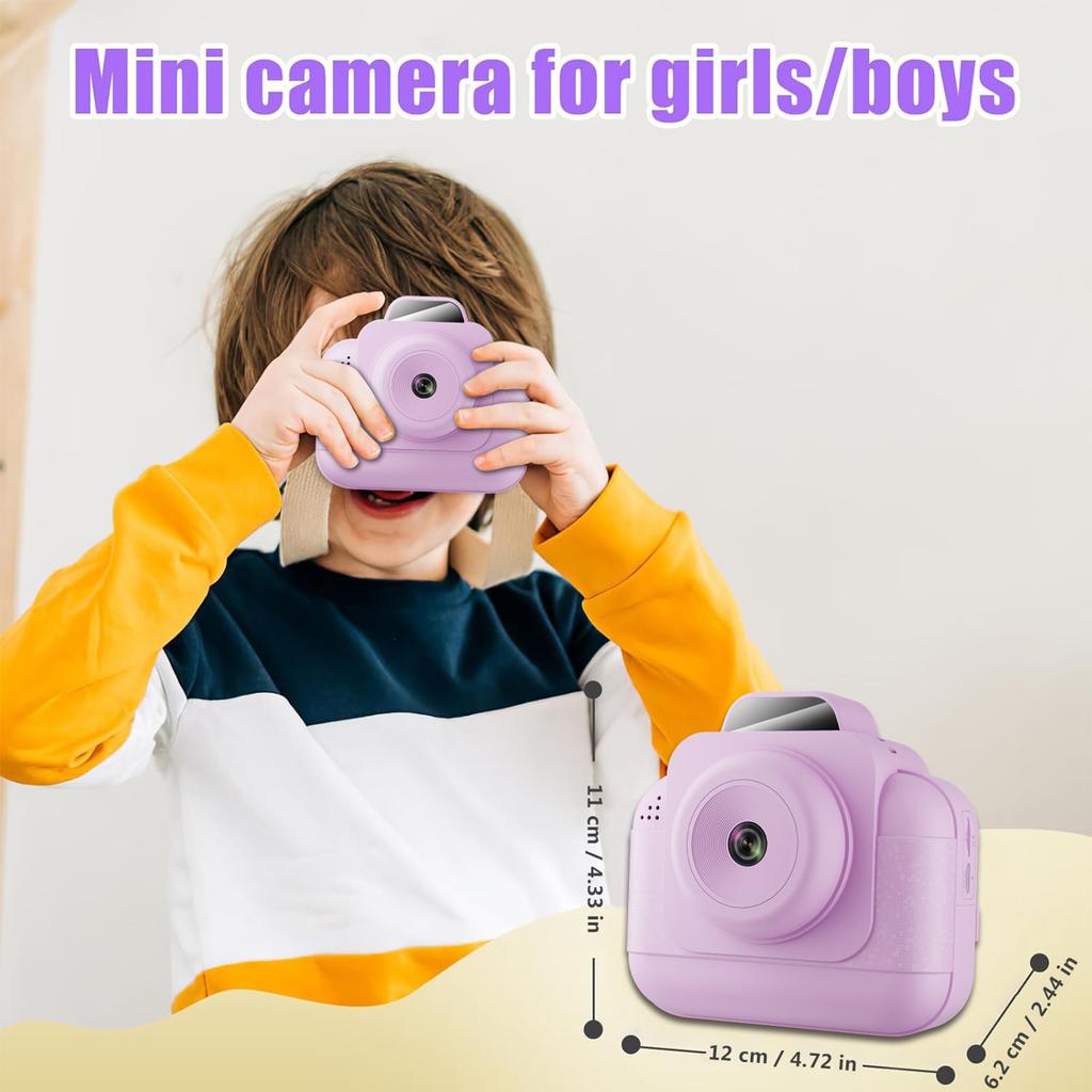 Kids Camera Instant Printing High-Definition Thermal Paper Toy Capture Print on the Spot Fun Children's Favorite