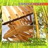 Alice In the Land of Miscellaneous Goods Paulownia Outdoor Rack Storage Shelf Made of Bamboo 4 Tiers with Handle Storage Bag Included Foldable (4