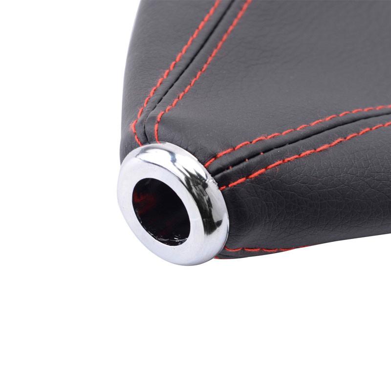 Universal Leather Shifter AT MT Car Shift Knob Shifter Gear Knob Gaiter Boot Cover For Ford Galaxy Mondeo 3 4 S-max C-max Honda