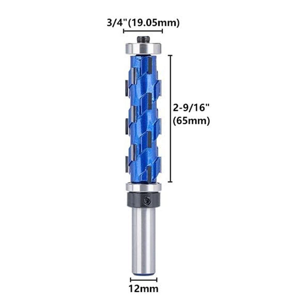 Milling Cutter 12mm 1/2" Shank Flush Trim End Mill Solid Carbide Spiral Double Bearing CNC Router Bit For Wood