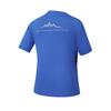 FILA Urban Explore Fashion Simple Sports Training Outdoor Versatile Comfortable Short Sleeve T-Shirt Women Tops Earl-Blue A11W618102FBU