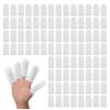 200er Pack Einweg-Pet-Fingerreinigungshüllen zur Zahn- und Ohrenreinigung, Texturierte Fingerlinge mit geführter Handhabung