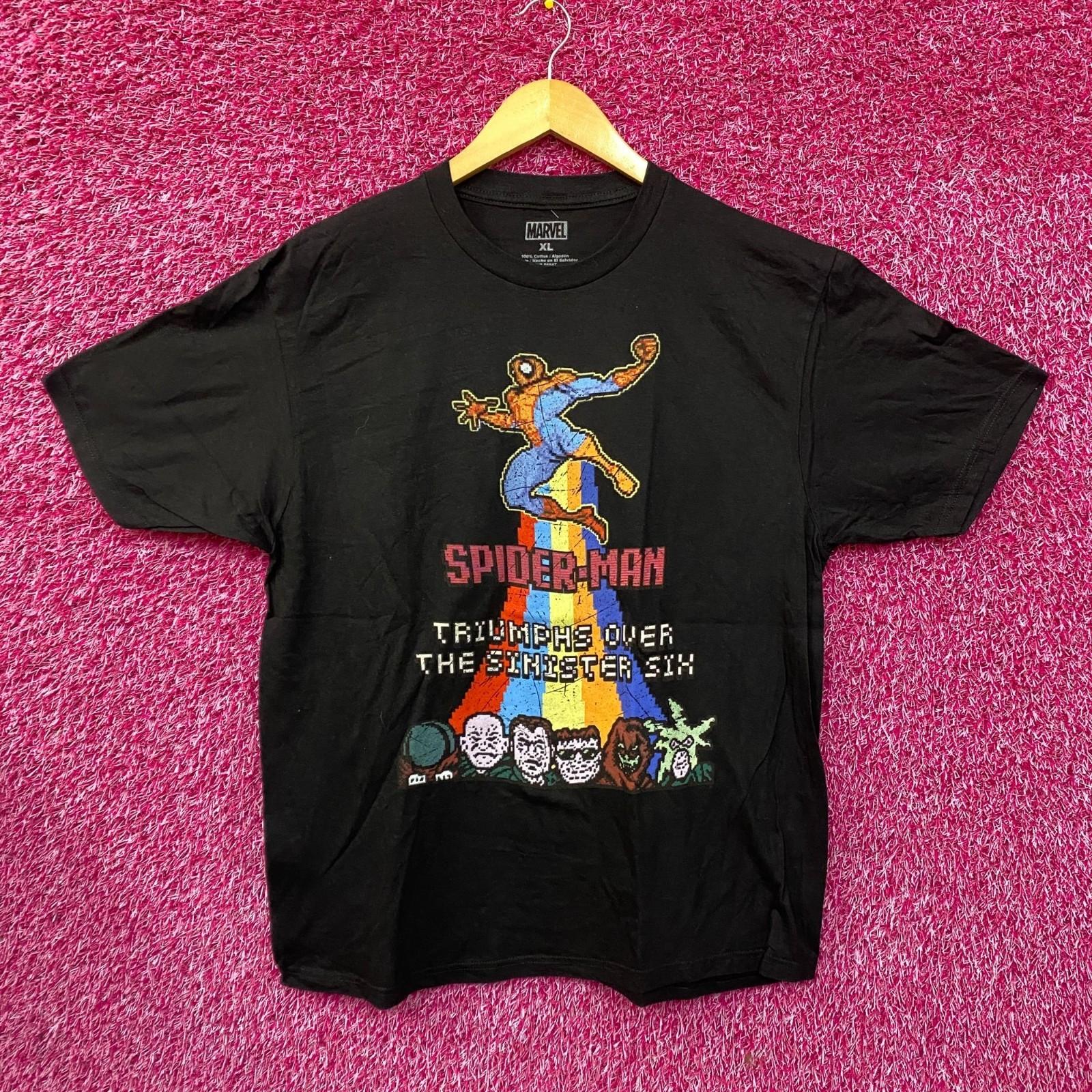 Футболка Marvel Человек-паук Зловещая Шестерка Злодеи S