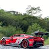 Alloy Sports Racing Car Model Diecast & Toy Vehicle Metal Car Model Sound and Light Simulation Collection Kids Gift