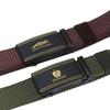 Belt Men'S Toothless Automatic Buckle Nylon Canvas Belt Outdoor Leisure Breathable Belt Customized