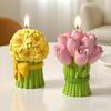 Food Grade Silicone Candle Mould For Tulips Bouquet Aromatherapys Reusable Craft Tool for Family Activities and Weddings