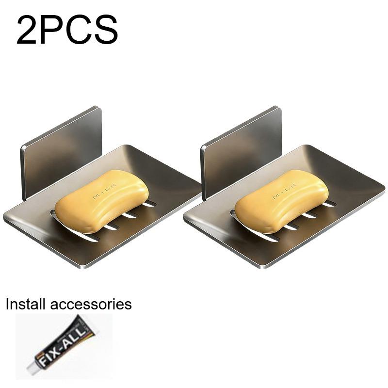 Drain and Moisture-proof Soap Rack Nail Free Installation Bathroom and Kitchen Universal Soap Storage Rack Bathroom Accessories