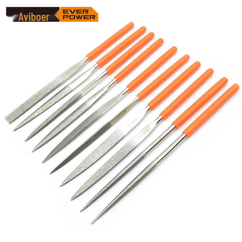 Aiweiboer 10-Piece Diamond Shaping File Set Diamond Shaping File Set 1