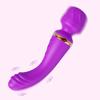 New 2in1 Vagina Vibrator Wand G-Spot Clitoris Nipples Stimulator Breast Massager Female Masturbator Sex Toy for Women Double-headed Dildo Masturbator