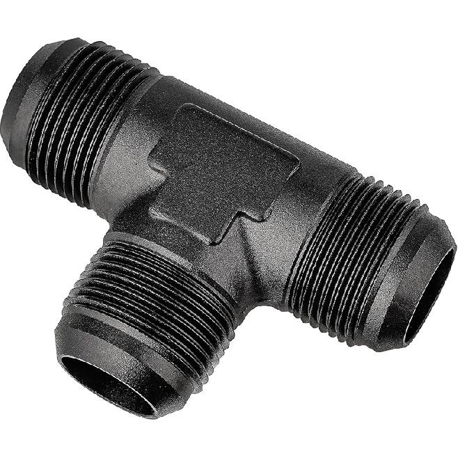 EVIL ENERGY 6AN Male Flare Tee Fitting Adapter T Union Aluminum Black