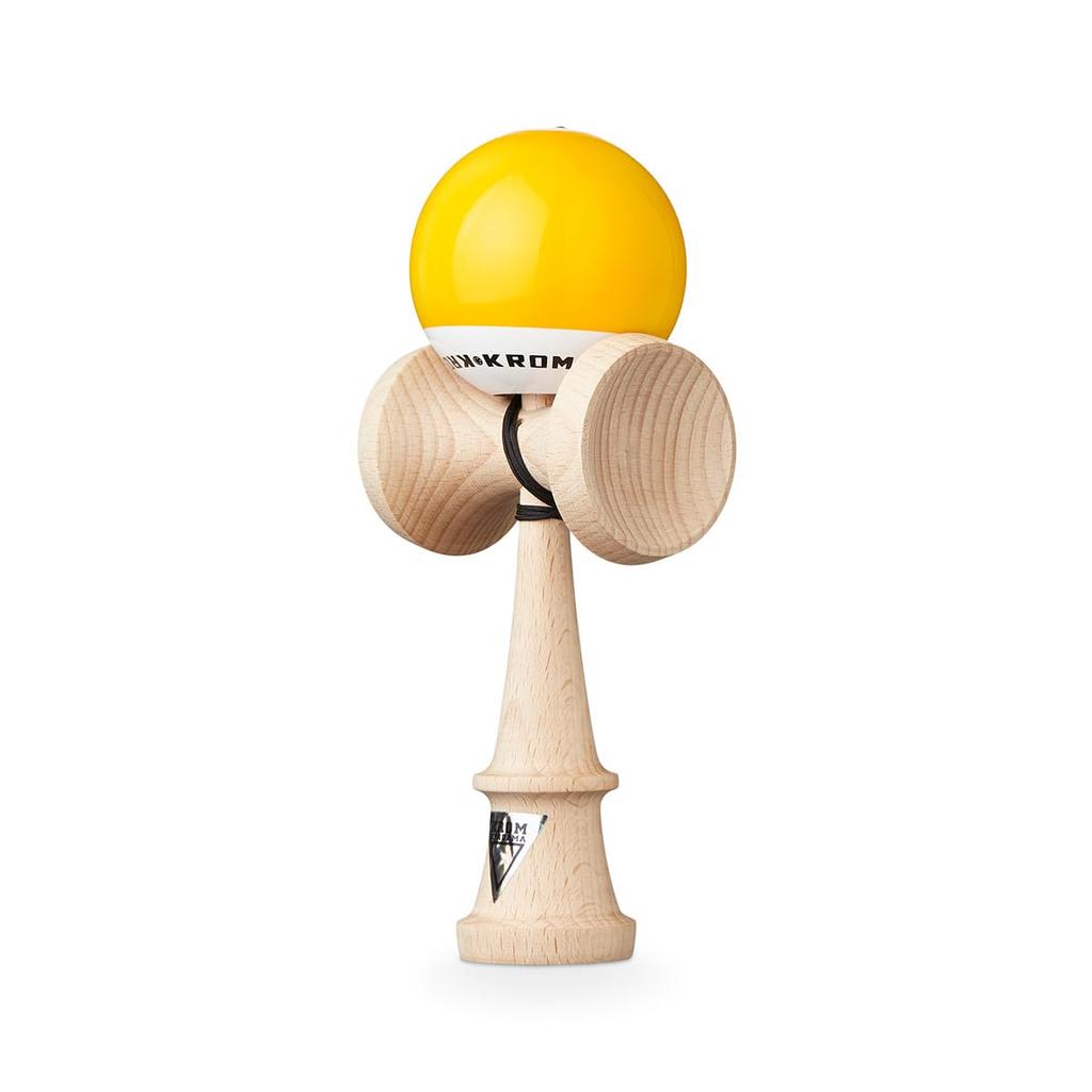 Kendama KROM POP Chrome Pop LOL Sticky Clear (Jaune)