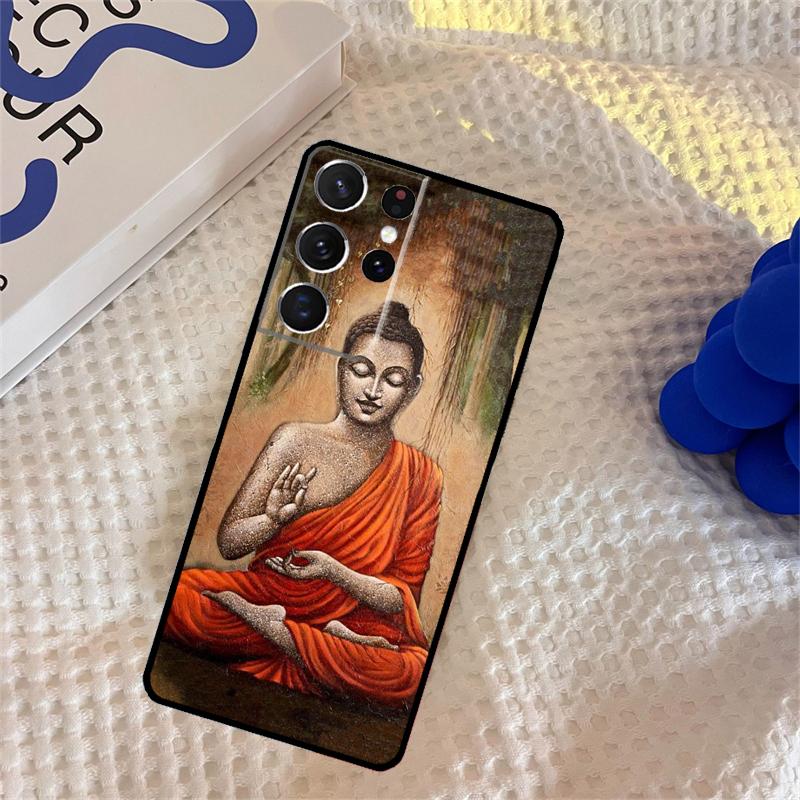 Buddha Phone Case For Samsung Galaxy S25 Ultra S9 S10 S20 S22 S21 FE S23 S24 Plus Portector Cover