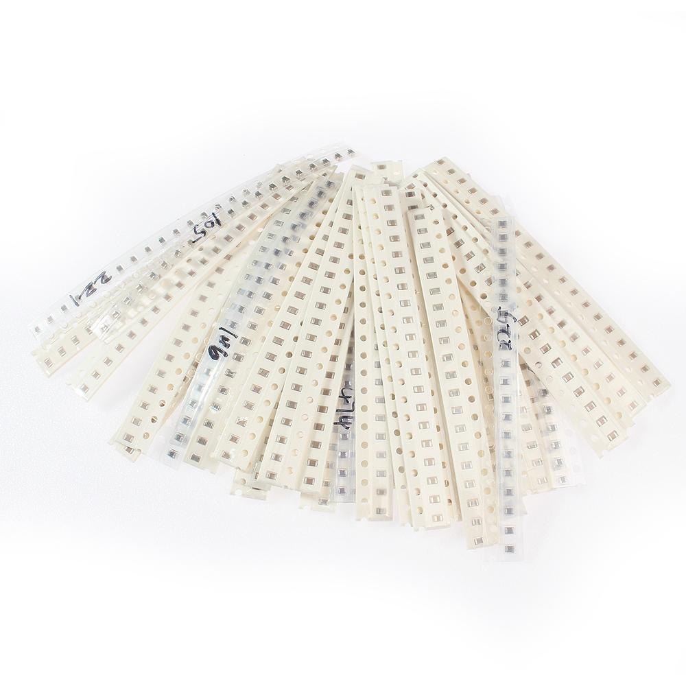 720 Stück 0805 SMD Kondensator-Kit, 1pF ~10uF, 36 Werte*20 Stück, 0805 Kondensator sortiertes Set 10PF 30PF 47PF 330PF 4.7NF 10NF 68NF 100NF