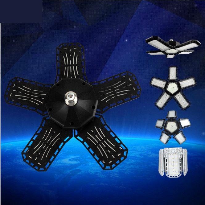 King Kong Folding Leaf UFO LED Bulb E27 Screw Lamp for Home and Garage