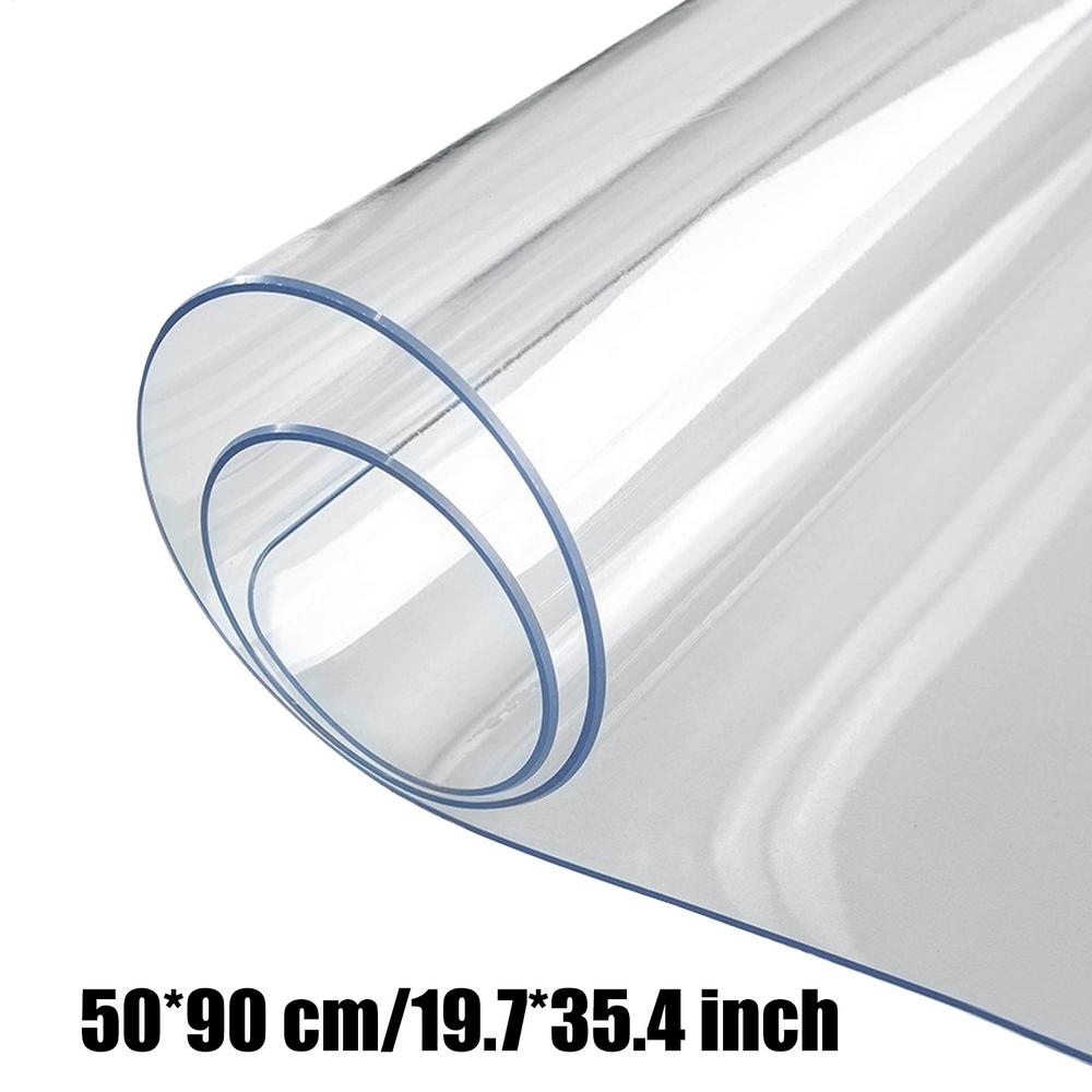 Transparent Table Protector PVC Protective Pad 0.7mm Thick Frosted Dining Table Cover For Kitchen Home Workplace Dressing Table