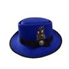 Fashionable Versatile Spring And  Felts Top Hat, British  Street Dance Jazz Hat