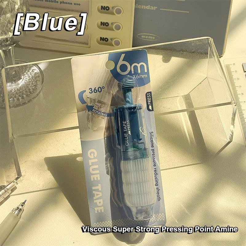 1PC Pen Style Push Point Adhesive With High Appearance Value and Viscosity Replaceable Core Correction Tape Style Double-Sided A