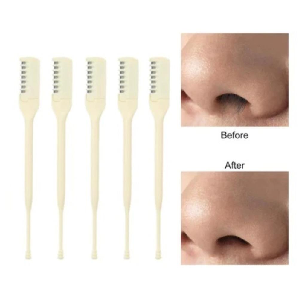 Multi 360° Nose Hair Trimmer 2 in 1 Design Can Be Used for Nose Hair Trimming Tail Can Be Used for Ear Cleaning Removal Scraper