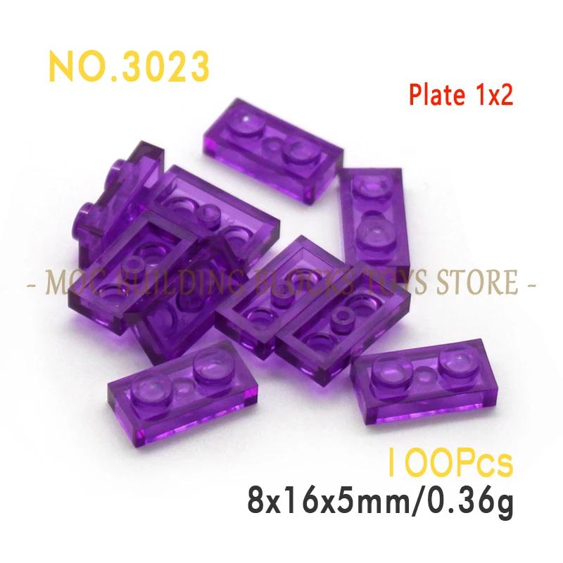 Moc Parts 3023 Plate 1X2 Building Block Bricks Classic Diy Architecture Creative Education Compatible With Accessories Toys