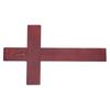 Wooden Wall Cross Decor Christian Hanging Cross 25cmx14.5cm Religious Crucifix for Home Church Wall Decoration