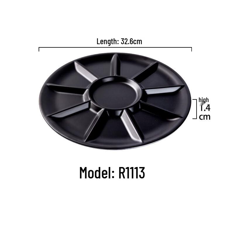 Abay Commercial Partitioned Serving Plate