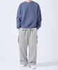 TOPBOY [Non-Fleece Or Fleece-Lined] Comfort Cargo One-Pleat Wide Training Pants Melange