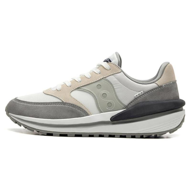 

Saucony JAZZ RENEW Jazz Abrasion Resistant Breathable Low Top Casual Shoes Unisex White Gray Saucony S79040-2 41
