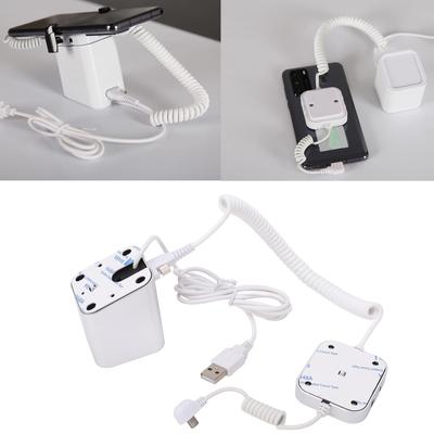 Anti Theft Phone Display Stand Stylish Design Nonslip Silicone High Sensitivity Cell Phone Security Alarm Stand for Exhibition