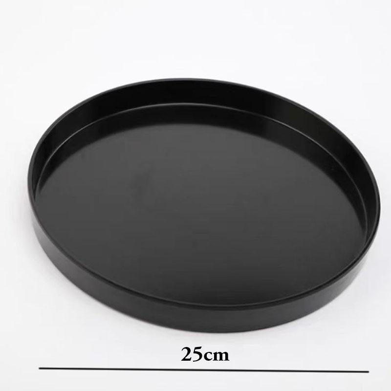 Nordic Round Jewelry Tray Living Room Kitchen Household Decoration Cosmetic Sundries Storage Tray