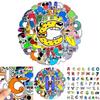 50 Stück Alphabet Lore Wasserdichte Wiederverwendbare PVC Klebe-Dekorationsaufkleber