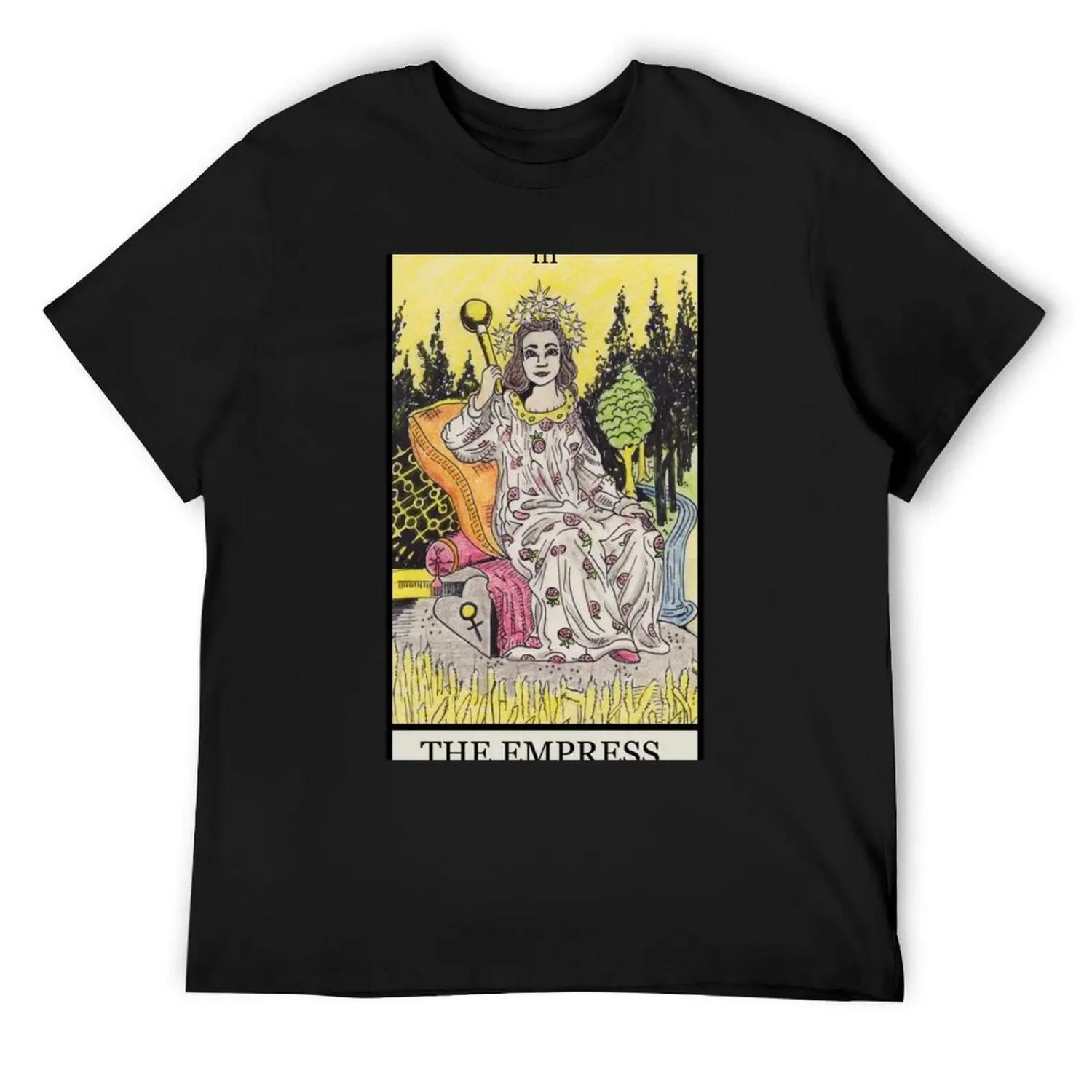 The Empress T-Shirt cotton man t-shirts custom t-shirts T-shirts oversize blue archive Men s t shirts S