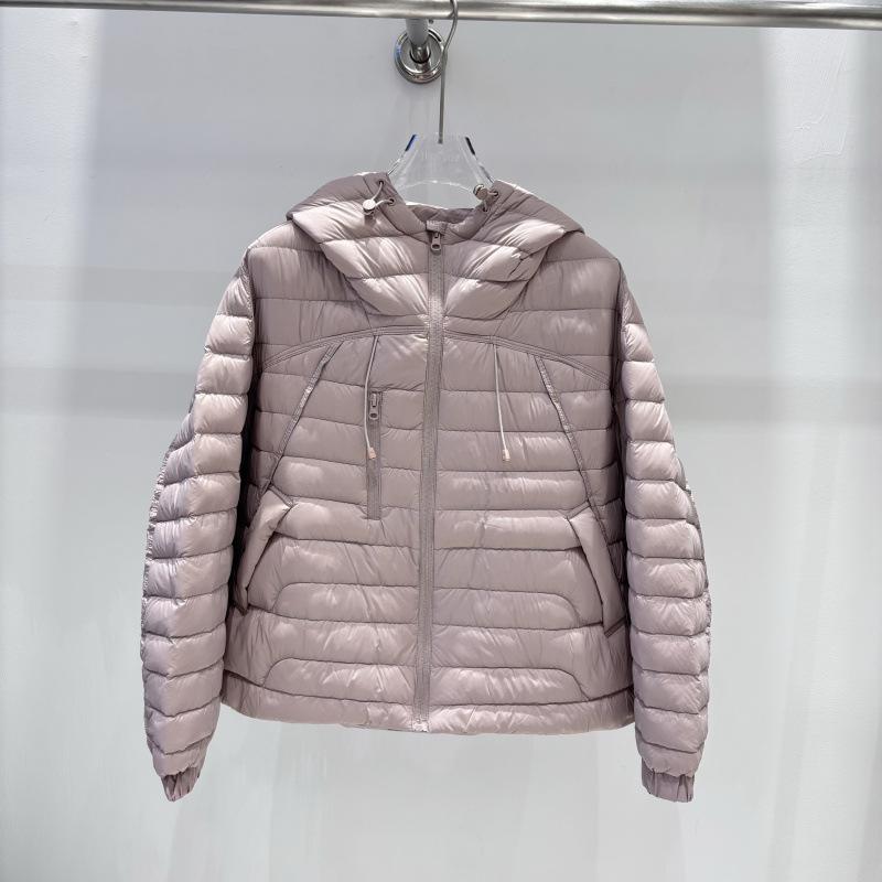 Fashion Light and Thin White Duck Down Jacket Women's Short Winter Loose and Versatile and Thin Warm Jacket