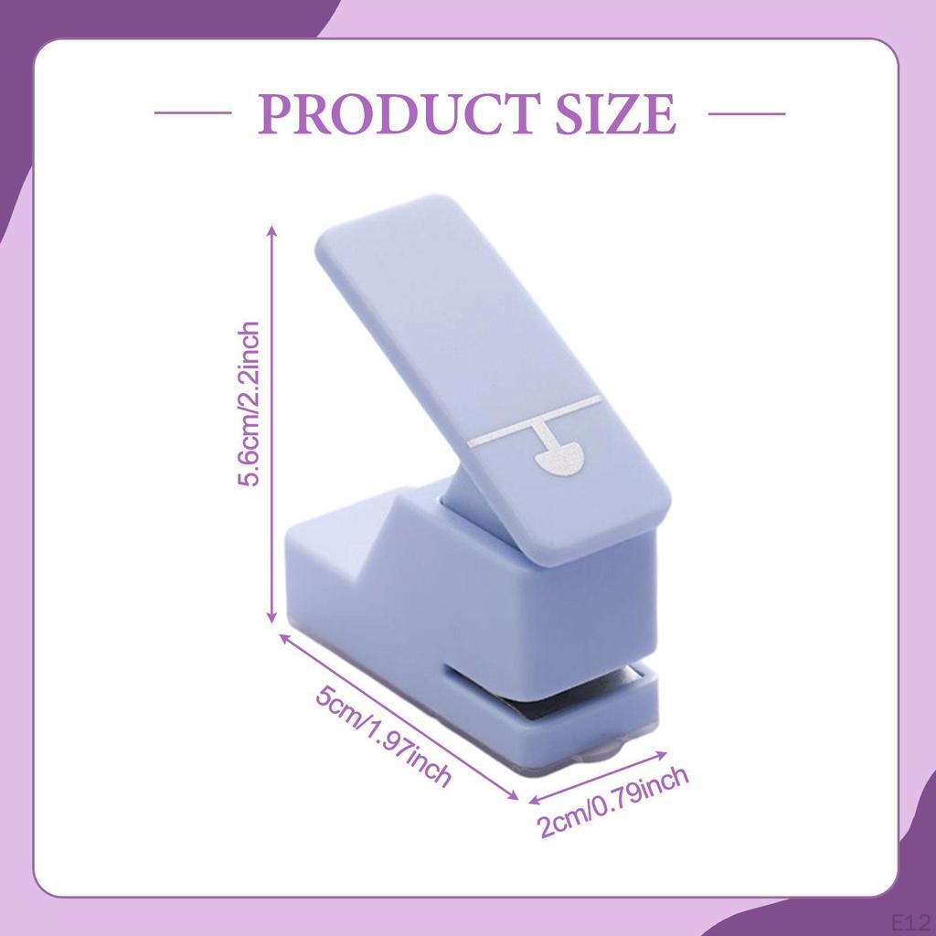 Perfurador para Crianças, Leve e Prático, Furo Único, Pastas Diários.