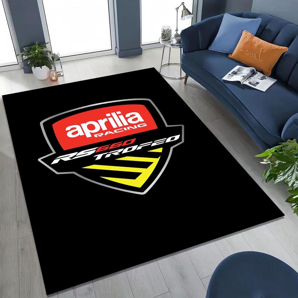 Motorcycle Aprilia Sign Racing Car Carpet Rug for Bedroom Living Room Sofa Home Doormat Decor,Large Kids Play Non-slip Floor Mat
