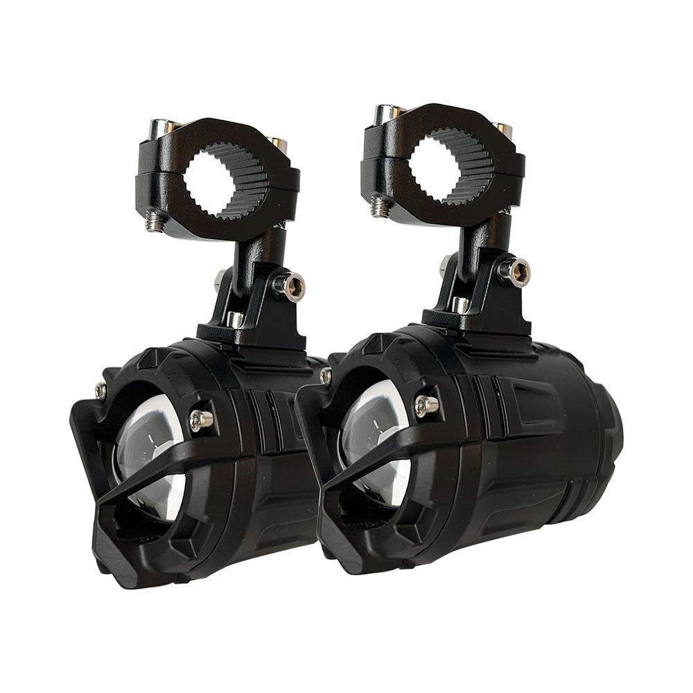 Motorcycle Led Headlight Additional Moto Spotlights Fog Yellow Light Universal Motorbike Auxiliary 12V 24V LED Driving Lamp