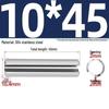 304 Stainless Steel Slotted Spring Pin, Cylindrical Shaft Pin, Locating and Hollow Pin (M5-M12)