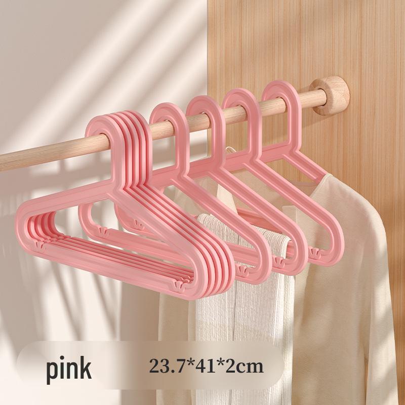 Нескользящая пластиковая вешалка для одежды - Прочная, утолщенный полипропиленовый материал для домашнего использования