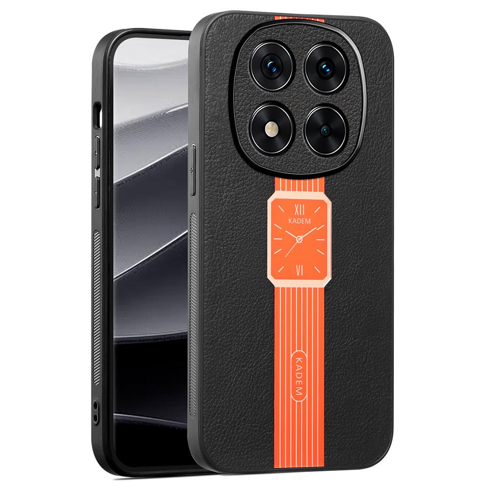 For Xiaomi Redmi Note 14 Pro 5G/Poco X7 5G Case Leather+TPU+Acrylic Anti-Scratch Phone Cover