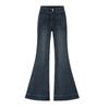 2025 Retro Hong Kong-Style Micro-Flared Slimming Jeans for Women – New Hot Spring & Autumn Fashion